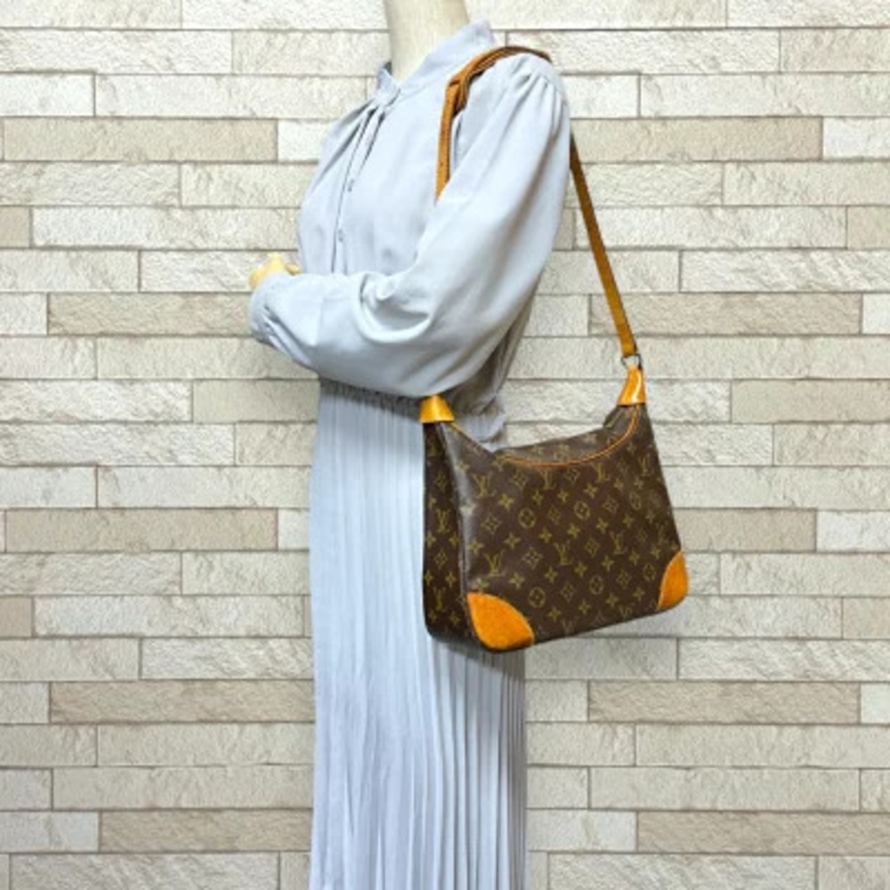 Louis Vuitton Bag Monogram Boulogne Brown Canvas Shoulder